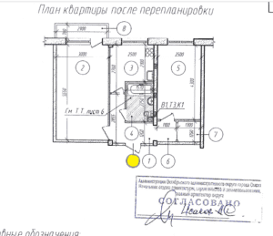 Согласование перепланировки