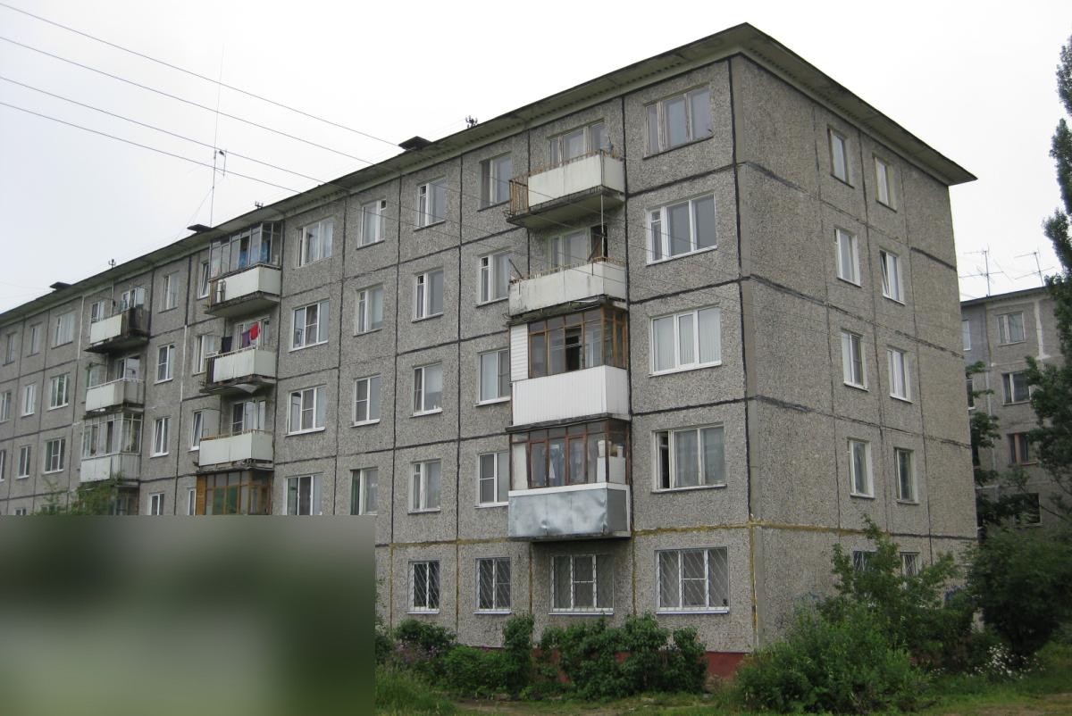 Фасад Хрущевки Серия дома 1-464